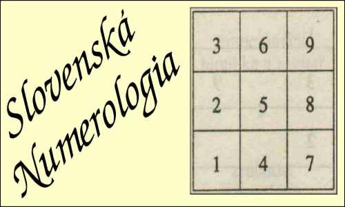 Slovensk numerologia
